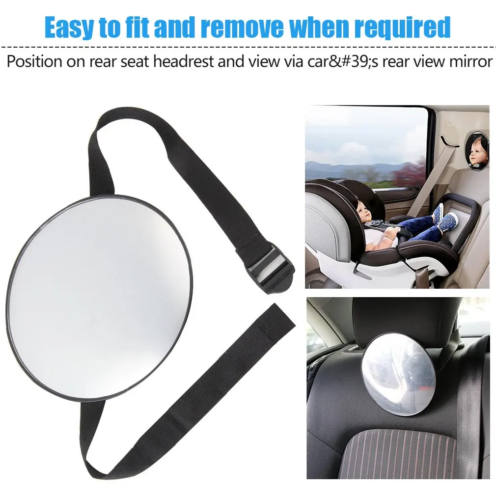 Espejo para asiento trasero de beb&eacute;, accesorio de seguridad para el cuidado infantil, Monitor para ni&ntilde;os-2