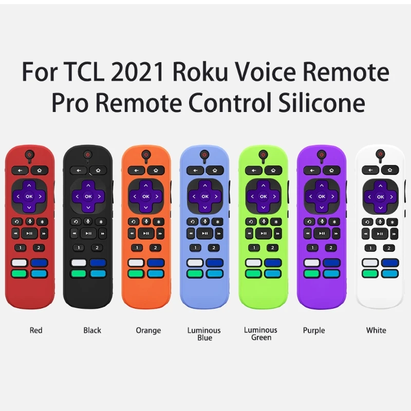Silicone Case Cover for Roku Voice Remote Pro Shockproof Protective Sleeve | Электроника