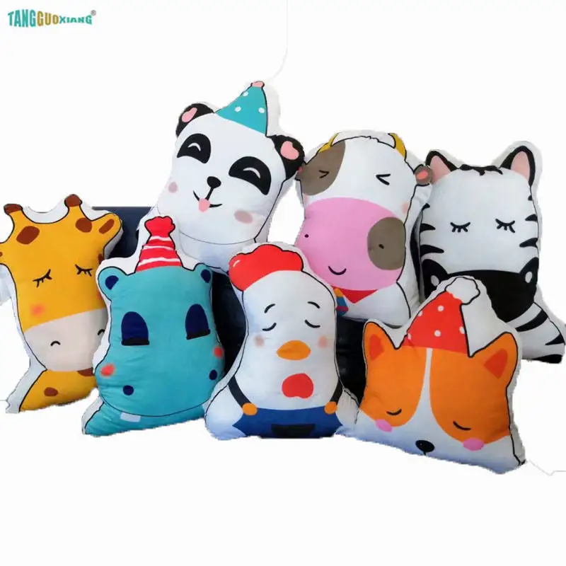 Подушка плюшевая в виде животного 45 см|Плюшевые подушки| |