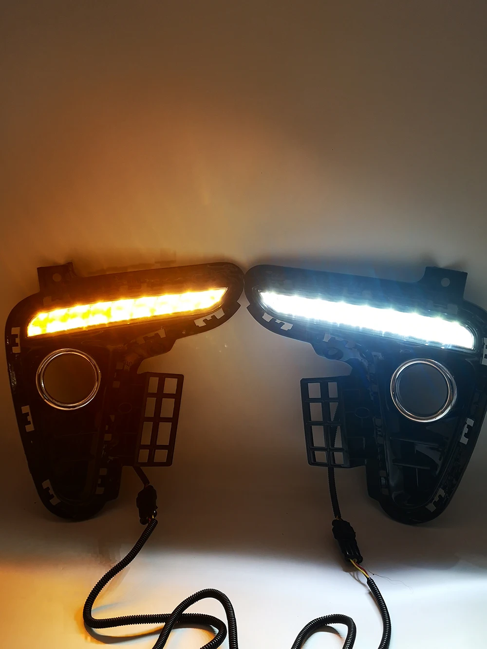 2 шт. автомобильный DRL 12 В Светодиодный дневной ходовой светильник, Дневной светильник, противотуманная фара, Автомобильный светодиодный фонарь для Kia Rio K2, указатель поворота, стиль, реле, водонепроницаемый