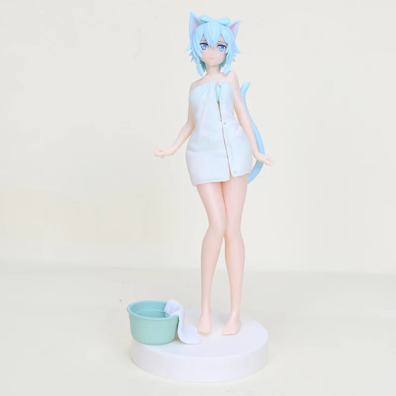 4 opp bag 18-23 см аниме Fate/Stay Night Saber tohsaka Rin Sword Art онлайн AsunaYuuk Sinon Алиса киригая Suguha халат ver фигурка игрушка - Цвет: 4 opp bag