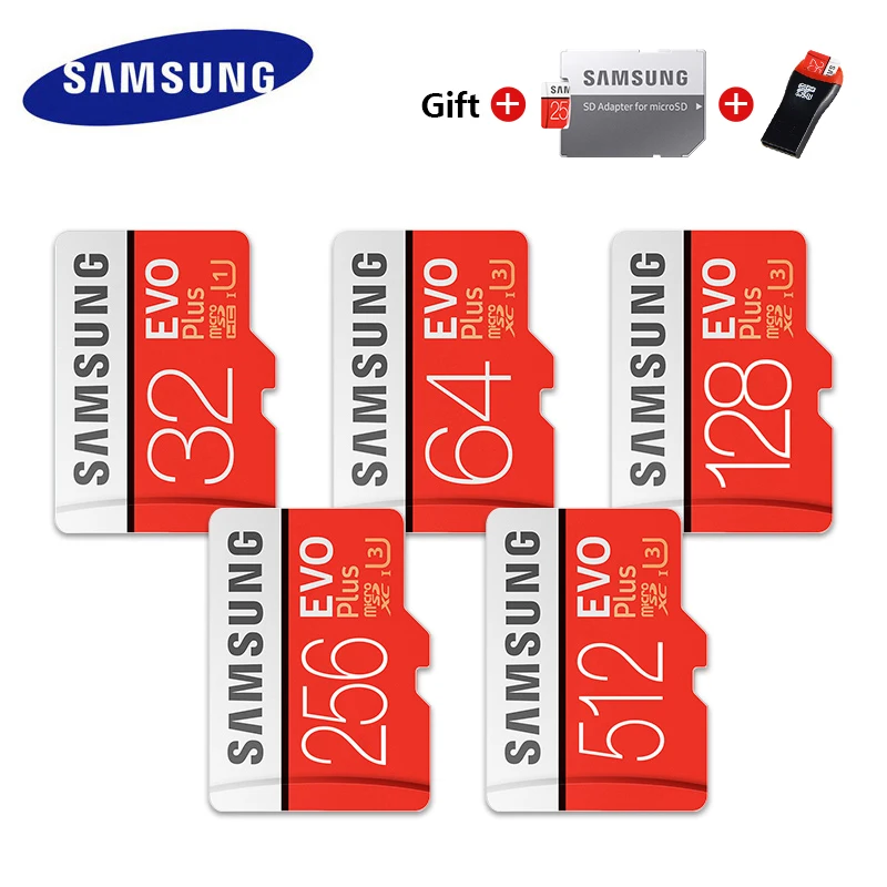 SAMSUNG Micro sd карта 128 Гб 64 ГБ 32 ГБ 256 ГБ карты памяти класс 10 U3 флэш-накопитель TF Micro SD карты для телефона
