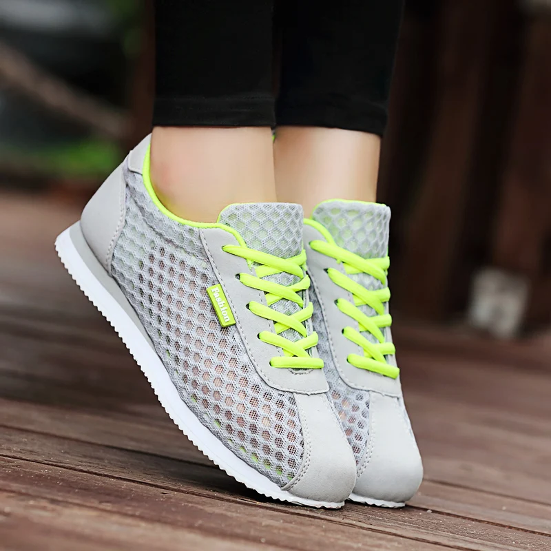 Tenis Feminino Women's Sneakers Women Vulcanized Shoes Light Lace Up Breathable Casual Mesh Ladies Flat Fashion Female Footwear