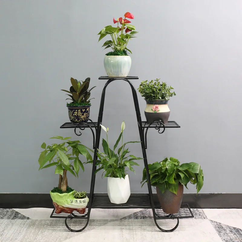 Новый многослойный цветок из кованого железа массивное дерево в Европейском