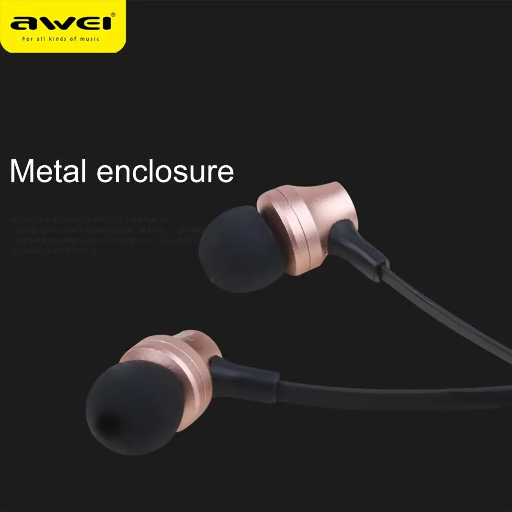 

Awei ES-910i Mini In-ear Earbuds Stereo Wired Earphone Headset with Microphone for Mobile Phone
