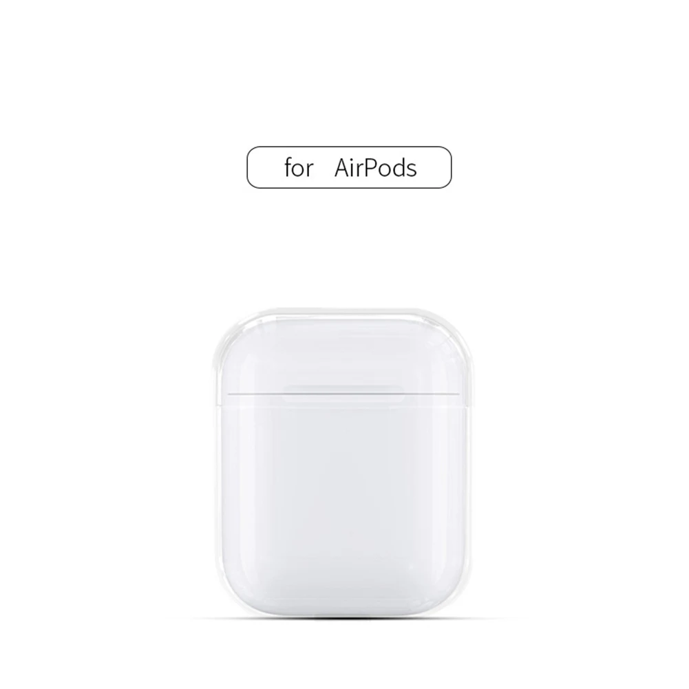 Милый беспроводной Чехол для наушников Iphone AirPods 1 и 2 пластиковый противоударный