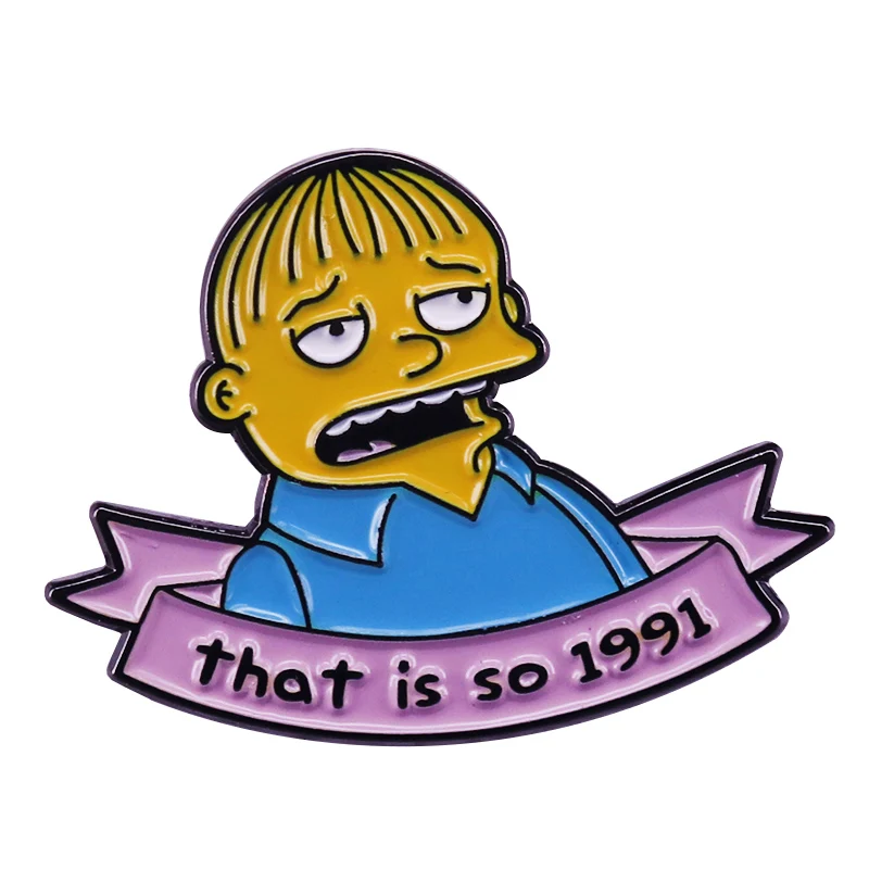 Это так 1991 булавка на воротник Ralph wiggum брошь с цитатами значок популярной