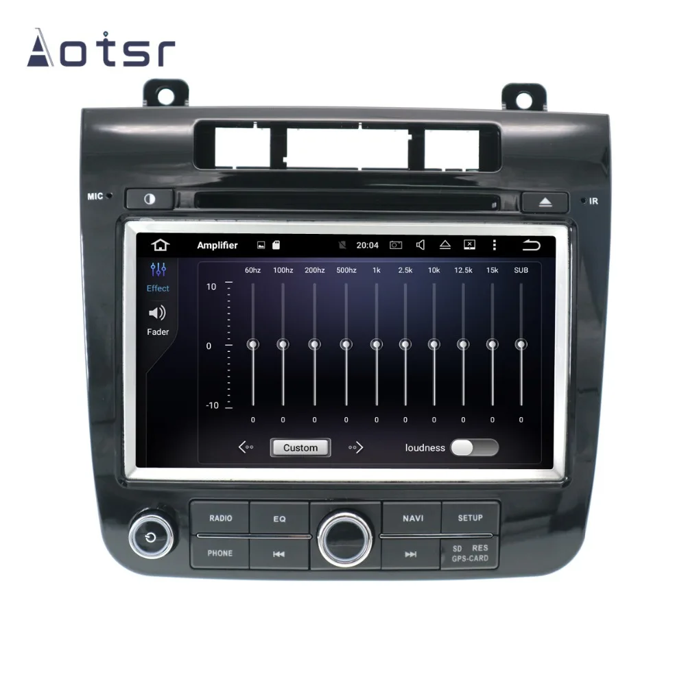 DSP Android 9,0 автомобильный DVD мультимедийный плеер gps навигация для VW Touareg 2010- Авто Радио Стерео головное устройство магнитофон 64 г