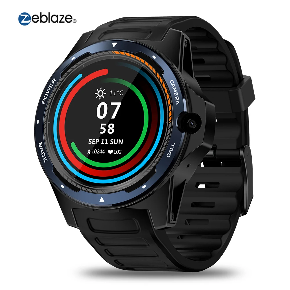 Zeblaze THOR 5 двойная система Смарт-часы 4G WiFi Android IOS телефон камера фитнес-трекер