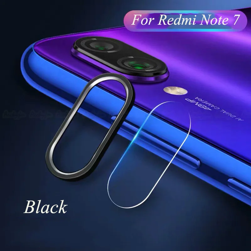 Защитное металлическое кольцо для камеры Xiaomi Redmi Note 7 Note7 Pro стекло для камеры Redmi Note 7 Pro Защита объектива камеры закаленное стекло