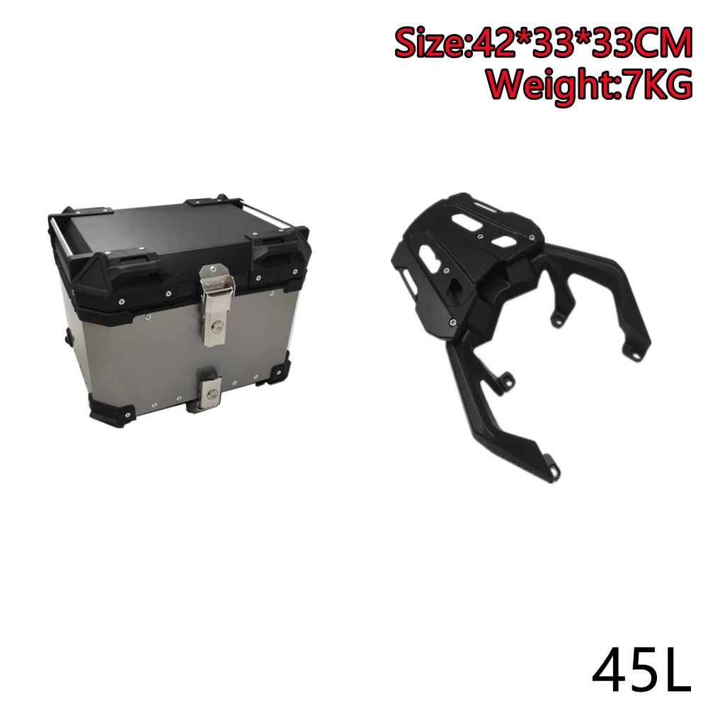 للبيع دراجة نارية قفل حقيبة جذع دائم بطاقة للحقائب مقاومة للماء صندوق تخزين ل Xlol150 على الطرق الوعرة مغامرة 45L 55L 65L 80L الملحقات