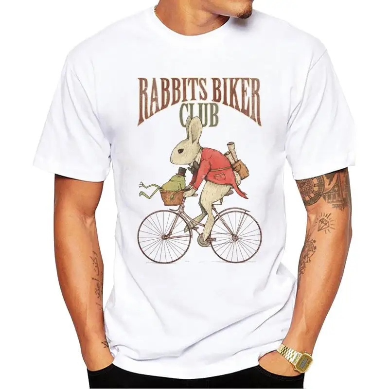 Модная мужская футболка FPACE для велосипеда хипстерские футболки с кроликами езды