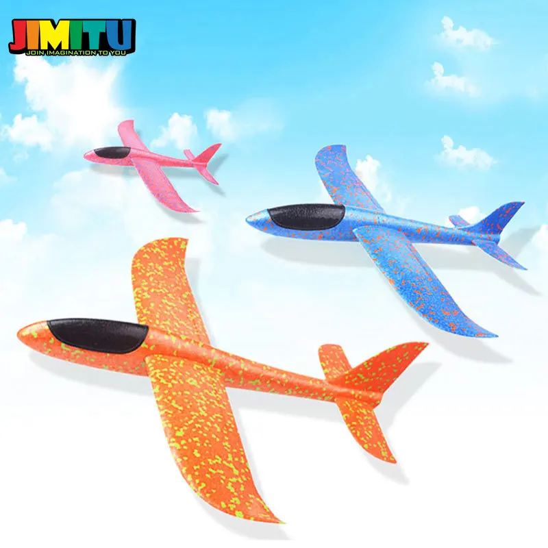1 шт. пенопласт EVA ручной бросок самолет 35 см Открытый Запуск планер модель