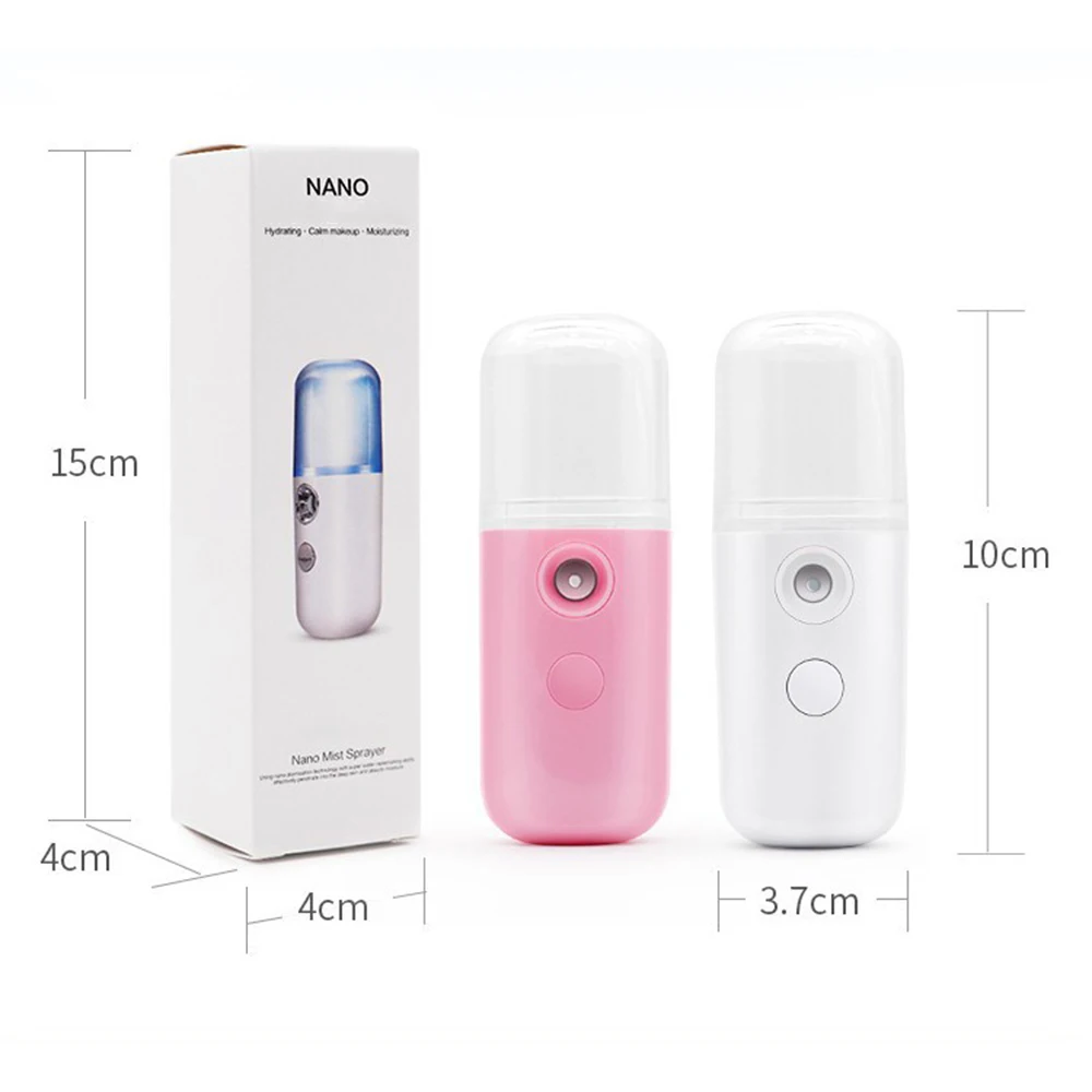 

Mini Nano Face Steamer USB Nebulizer Face Moisturizer Humidifier Hydrating Skin Care Women Facial Sprayer Beauty Care Disinfect