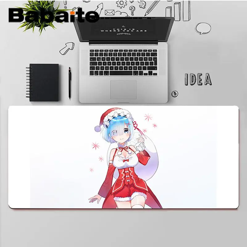 

Babaite Top Quality Christmas Rem Natural Rubber Gaming mousepad Desk Mat Free Shipping Large Mouse Pad Keyboards Mat