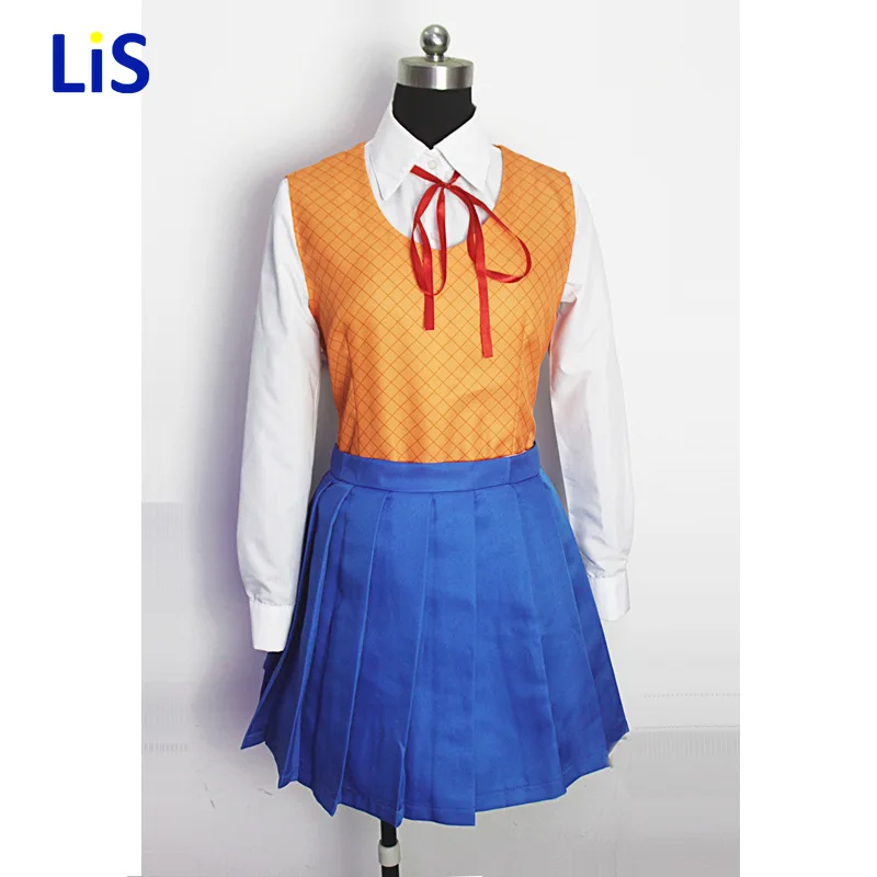 

Doki Doki Literature Club Monika Sayori Yuri Natsuki Cosplay Costume School Uniform Girl Game Costume