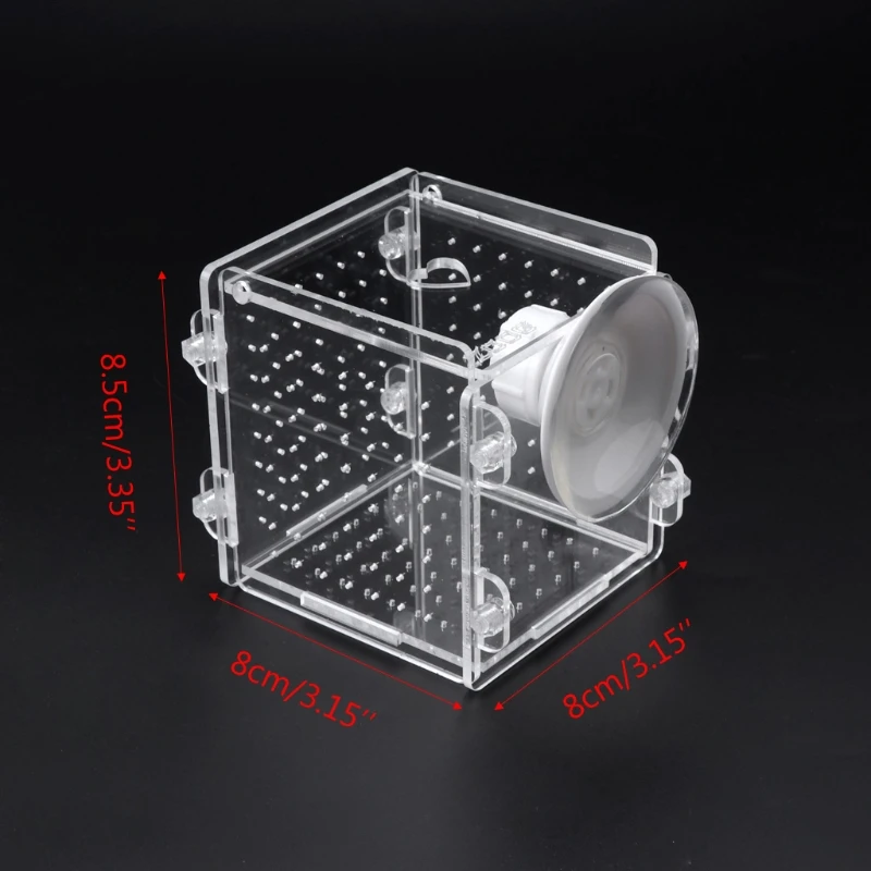 

Acrylic Aquarium Fish Breeding Isolation Box Fish Tank Incubator Breeder