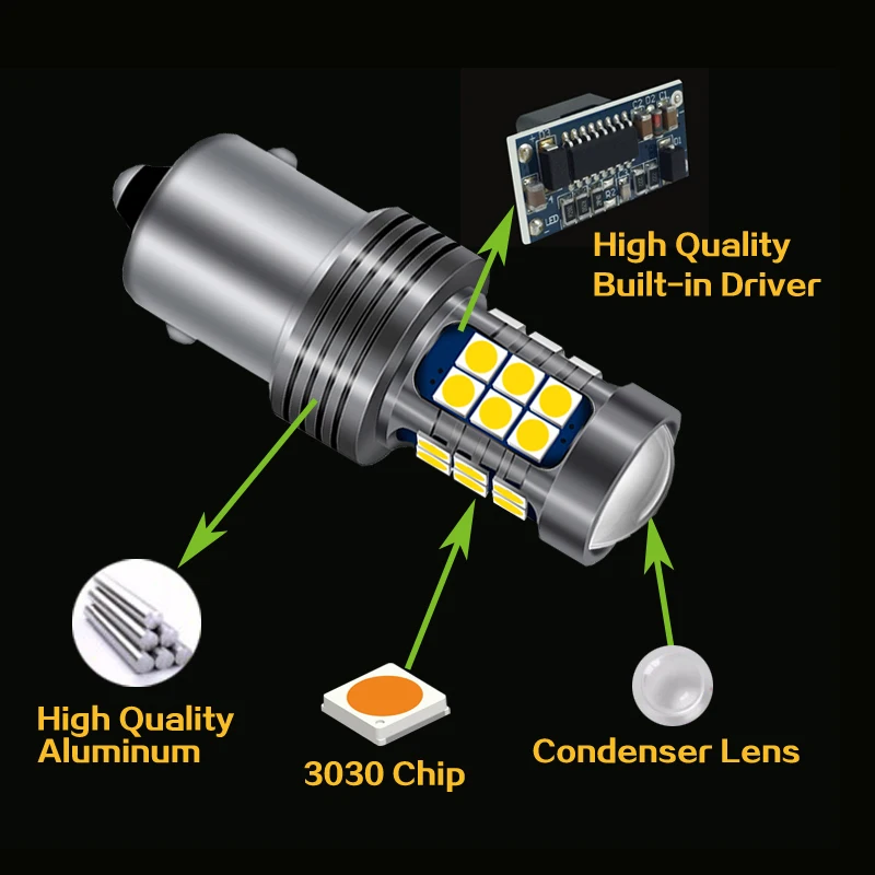 1x Canbus Автомобильный светодиодный светильник для резервного копирования W16W T15 P21W