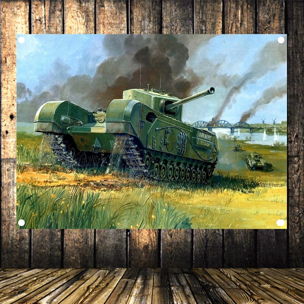 Картина на холсте HD домашний декор ЕР вермахт тигровый Танк времен Второй