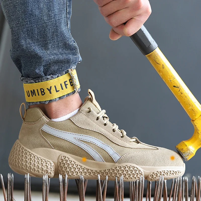 

Защитная обувь Yadibeiba со стальным носком, промышленные ботинки с защитой от проколов, мужские зимние кроссовки, защитная обувь