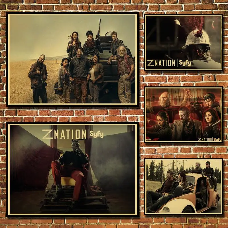 Винтажный бумажный постер зомби TV play Z Nation настенная живопись украшение для дома