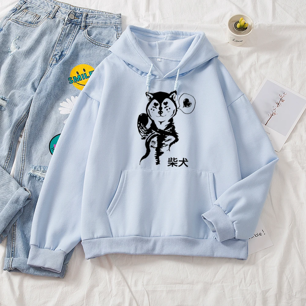 Женская хлопковая толстовка с капюшоном в Корейском стиле уличная одежда