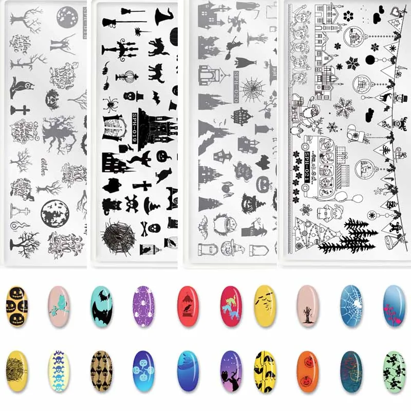 MAFANAILS штамповочные пластины для цветов и животных 1 шт. маникюрный шаблон из