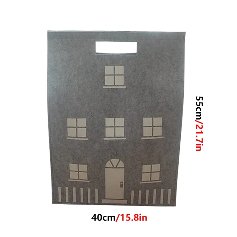 Сумка для хранения игрушек в швейцарском стиле New Ins шерстяное войлочное домашнее