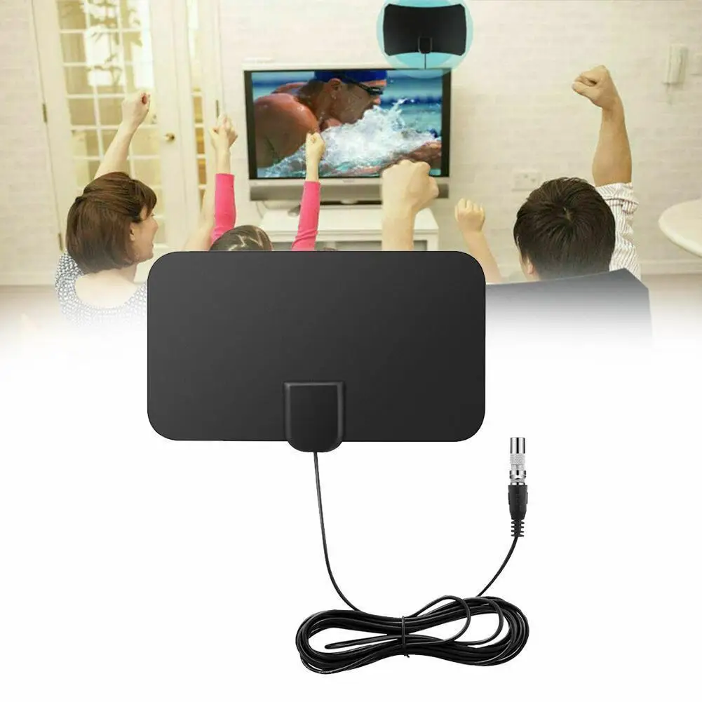4K 20DB с высоким коэффициентом усиления HD TV Dtv коробка цифров ТВ антенны EU Plug 50 миль