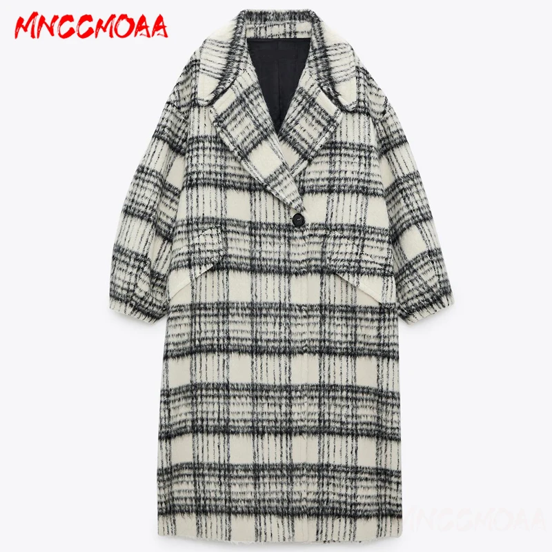 

Пальто женское Шерстяное, с карманами, Осень-зима 2020