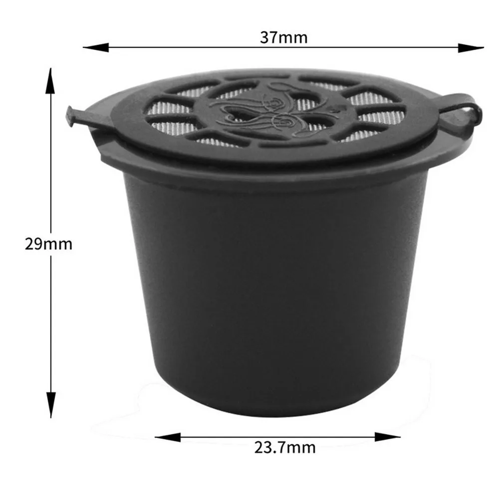 

2/3/4/5/6PCS Coffee Capsule for Nespresso Refillable Capsule Filter Reusable Cafe Tools Environmental Food Grade Material