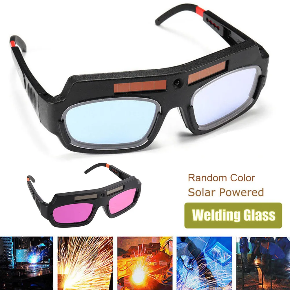 

Solar Powered Safety Goggles Auto Darkening Welding Eyewear Eyes Protection Welder Glasses Mask Helmet Arc JDH88