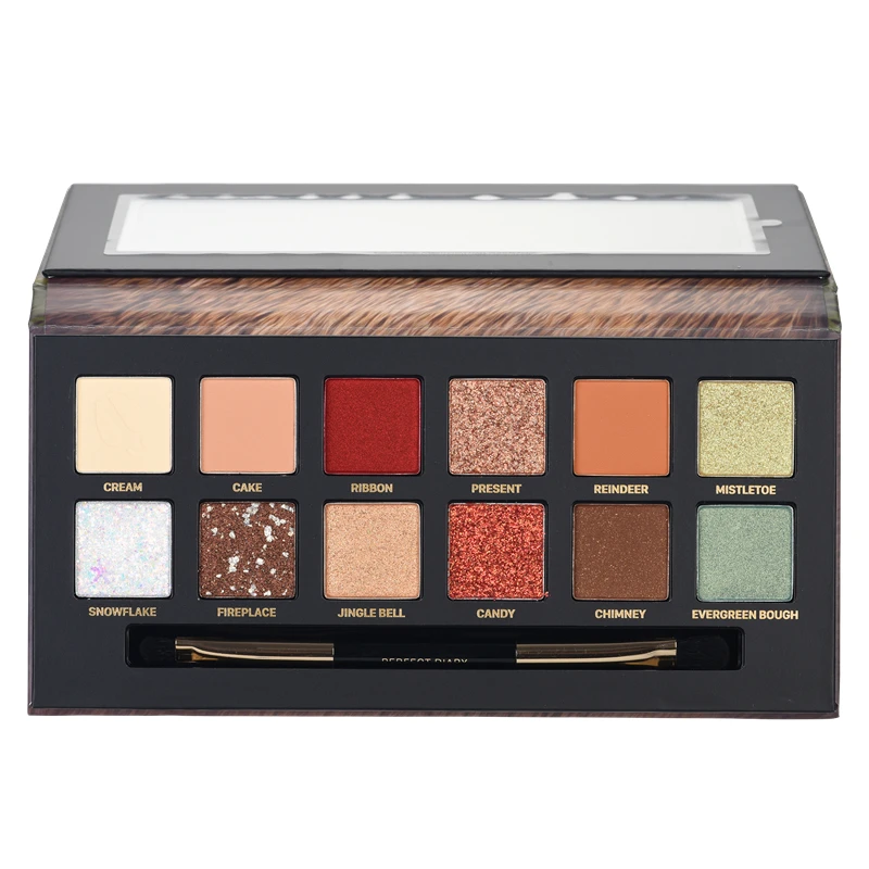 

TT PERFECT DIARY Twelve-Color Animal Eye Shadow Koi Plate Red-Crowned Crane Puppy Cat Plate Deer