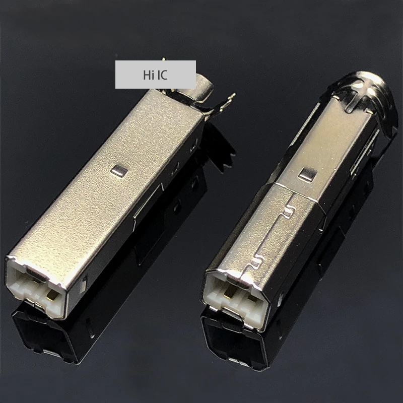 Высокое качество Серебряный медный сплав USB A B разъем Jack хвост Sockect Разъем Порт