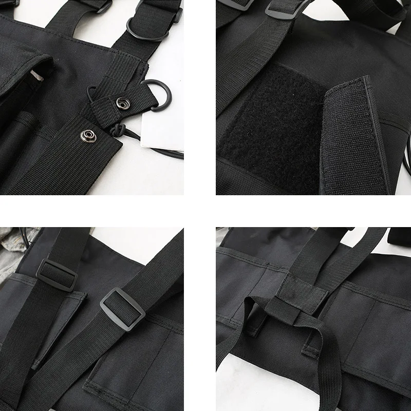 Фирменный тактический жилет забавная нагрудная Сумочка унисекс в стиле хип хоп