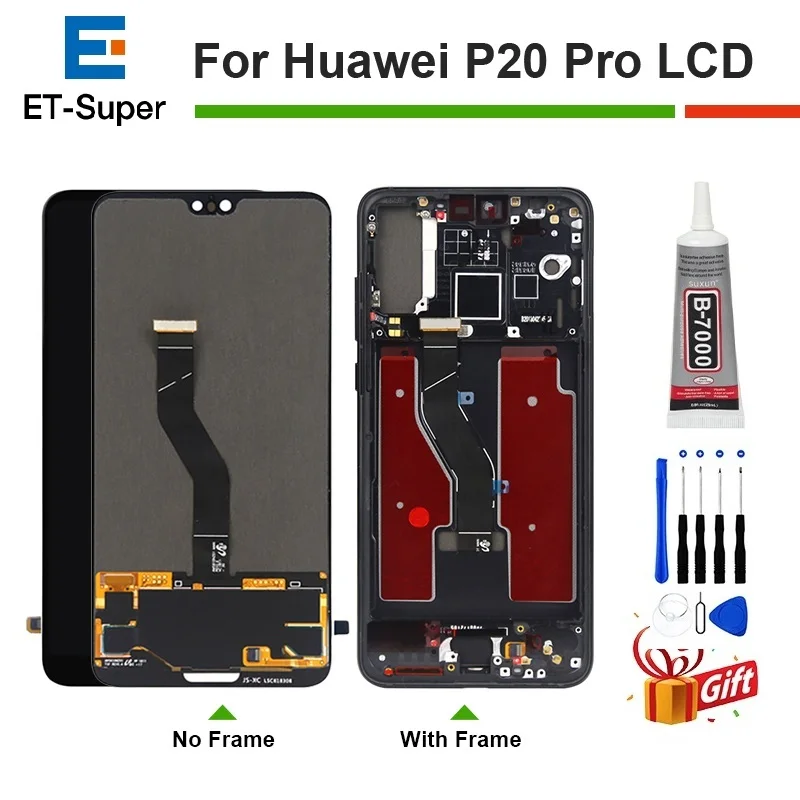 Лидер продаж 100% оригинальный ЖК экран для Huawei P20 Pro дисплей с сенсорным экраном