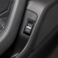 stainless steel door trunk button frame decoration cover trim for audi a6 c8 2019 2020 lhd car styling interior accessories