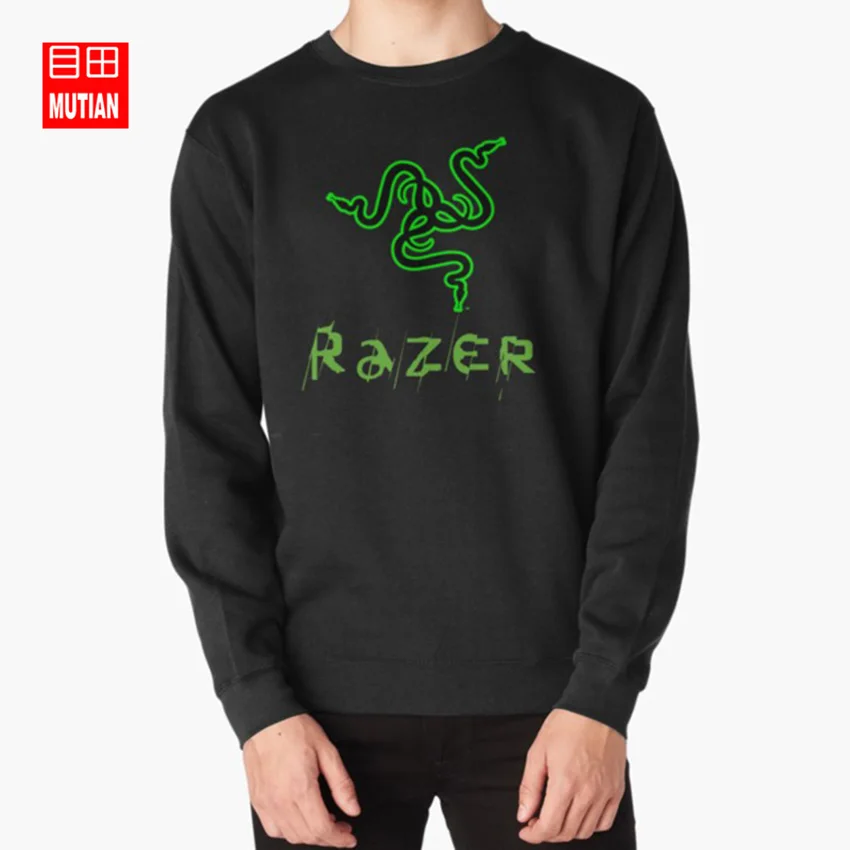Толстовки с капюшоном с логотипом razer игровой компьютер razer