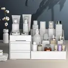 Вместительные органайзеры для макияжа, косметические украшенияпомадыфотоальбом с ящиками, настольное хранилище для дома 2021