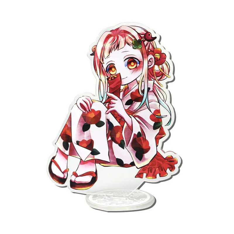 

Anime Hanako-Ku Key Chain Acrylic Funny Figure Model Keychains Fashion Desk Decorated Stand Sign Keyring Gift For Woman Man