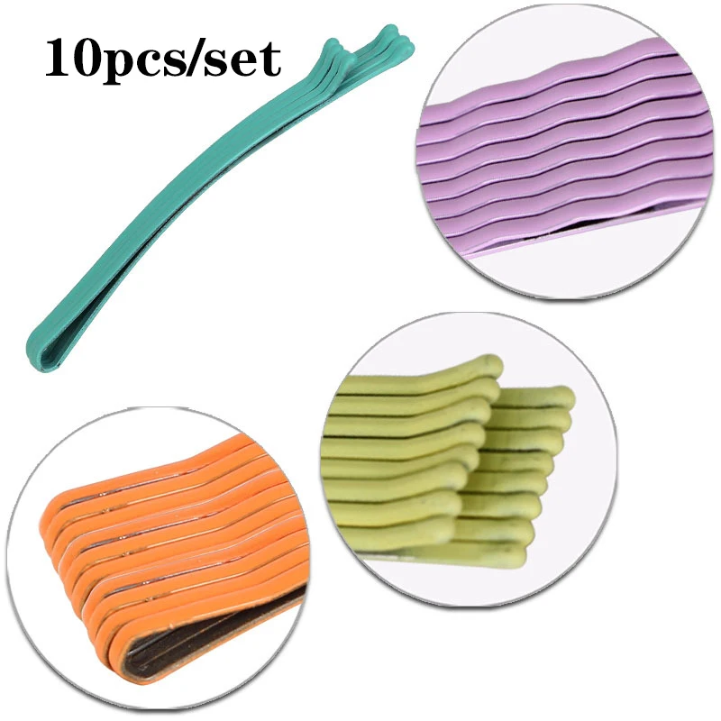 10 шт./компл. Ladied разноцветные заколки для волос ленточные зажимы аксессуары