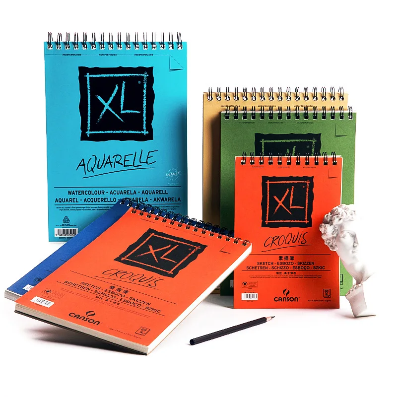 Canson XL 16K/8K Skethch/Watercolor/Marker Pad Drawing Paper  Hand-painted Special Drawing Art Student Blank Sketch Paper Book