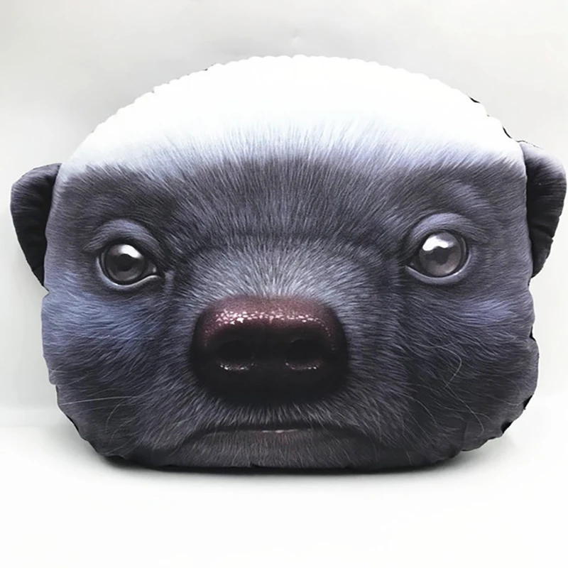 3D k-wow simulation funny pillow boys 2 ha creative plush dog Husky Japanese Akita nap |