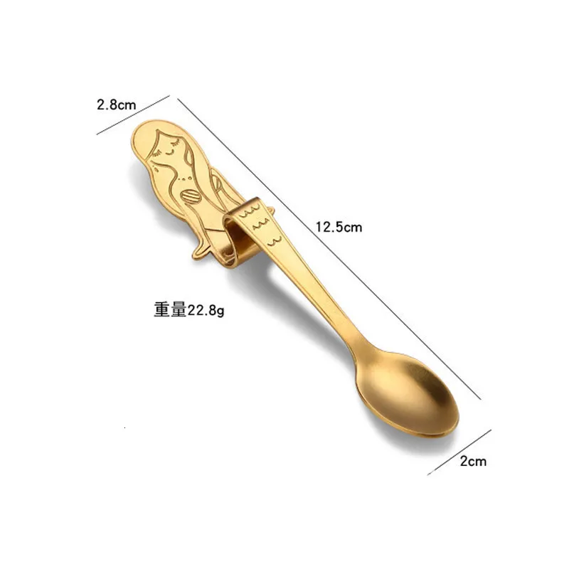 Ложка-Русалка для кофе из нержавеющей стали | Дом и сад