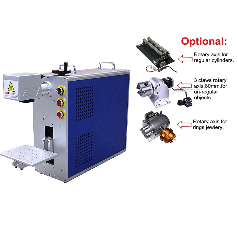 Универсальный Портативный волоконный лазерный маркировочный станок супер Макс