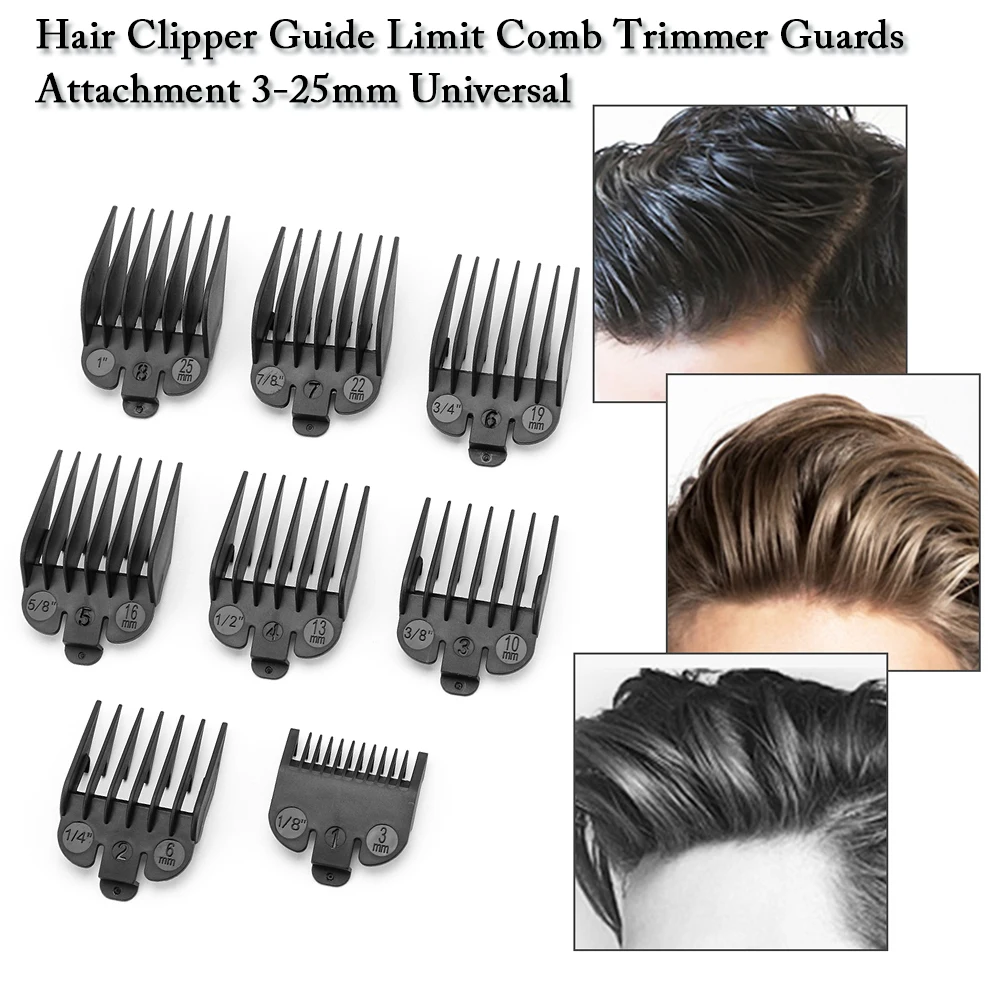 Профессиональная направляющая для машинки стрижки волос 8 шт./компл.