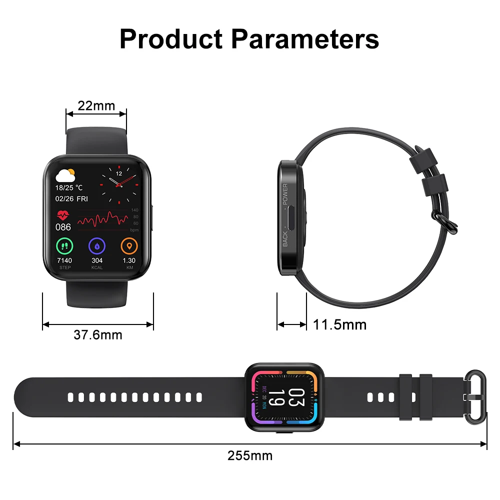 

NEW 2021 3 Smartwatch For Men Waterproof Bluetooth Band Sport Fitness Bracelet Smart Clock Women For IOS Android