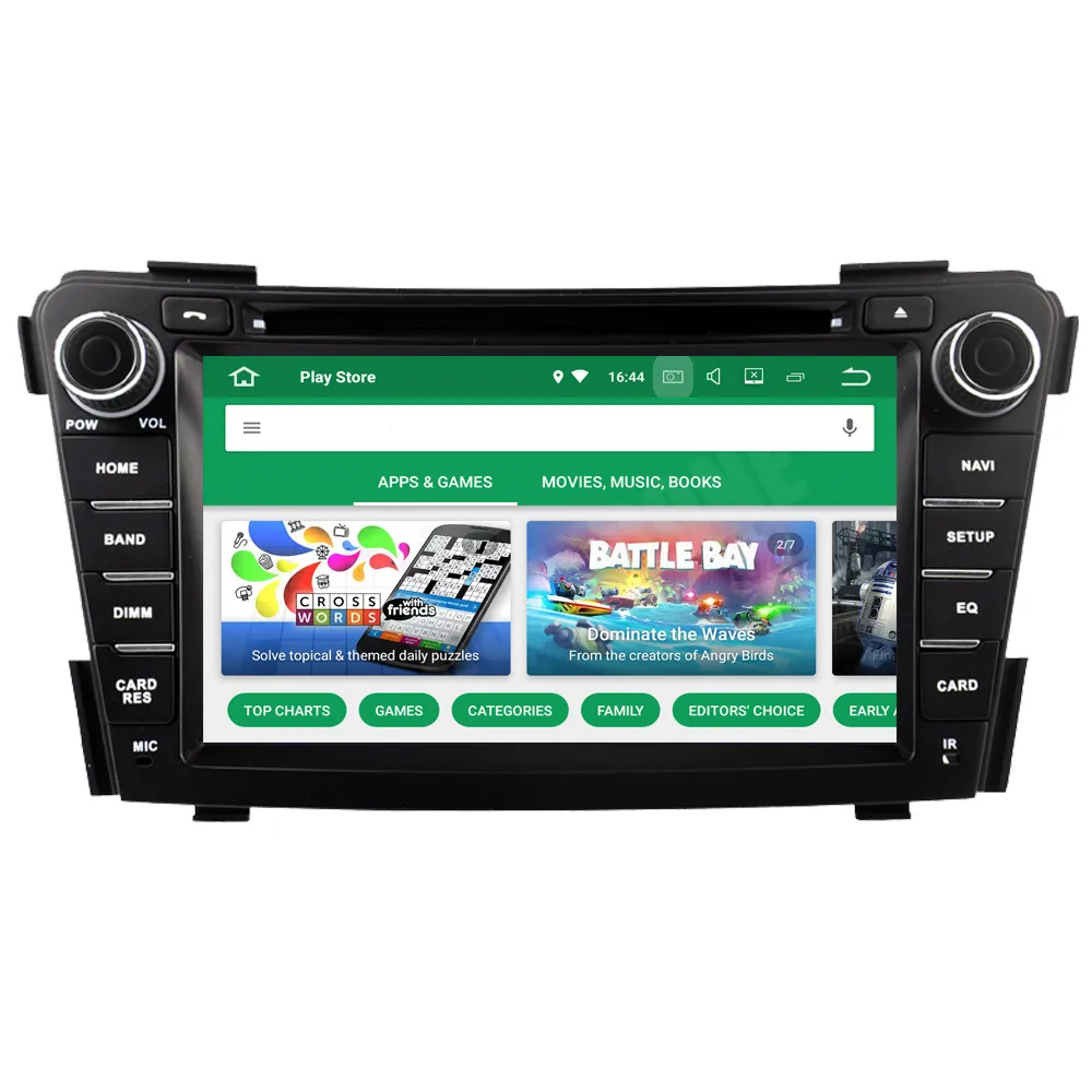 Автомагнитола RoverOne для Hyundai i40 стерео система под управлением Android 10 с DVD GPS