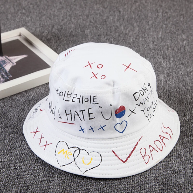 

Unisex Hip Hop Harajuku Bucket Hat Fishing Outdoor Cap Men's Summer For Fisherman Hat Women Bone Feminino