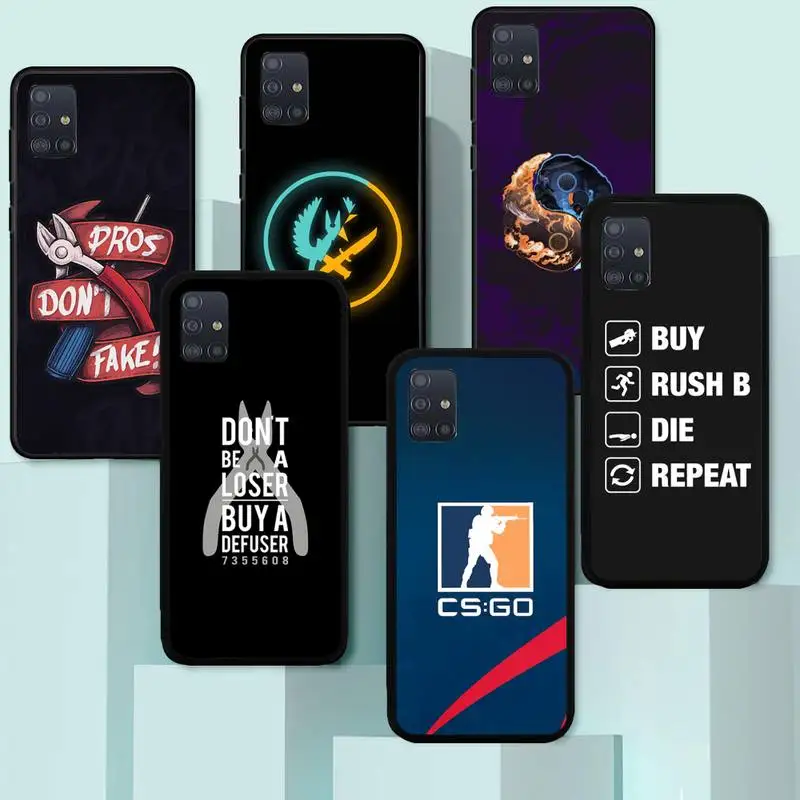 

Csgo game cs Phone Case For Samsung A71 A80 A91 A01 A02 A11 A12 A21 A31 A32 A20E Cover Coque